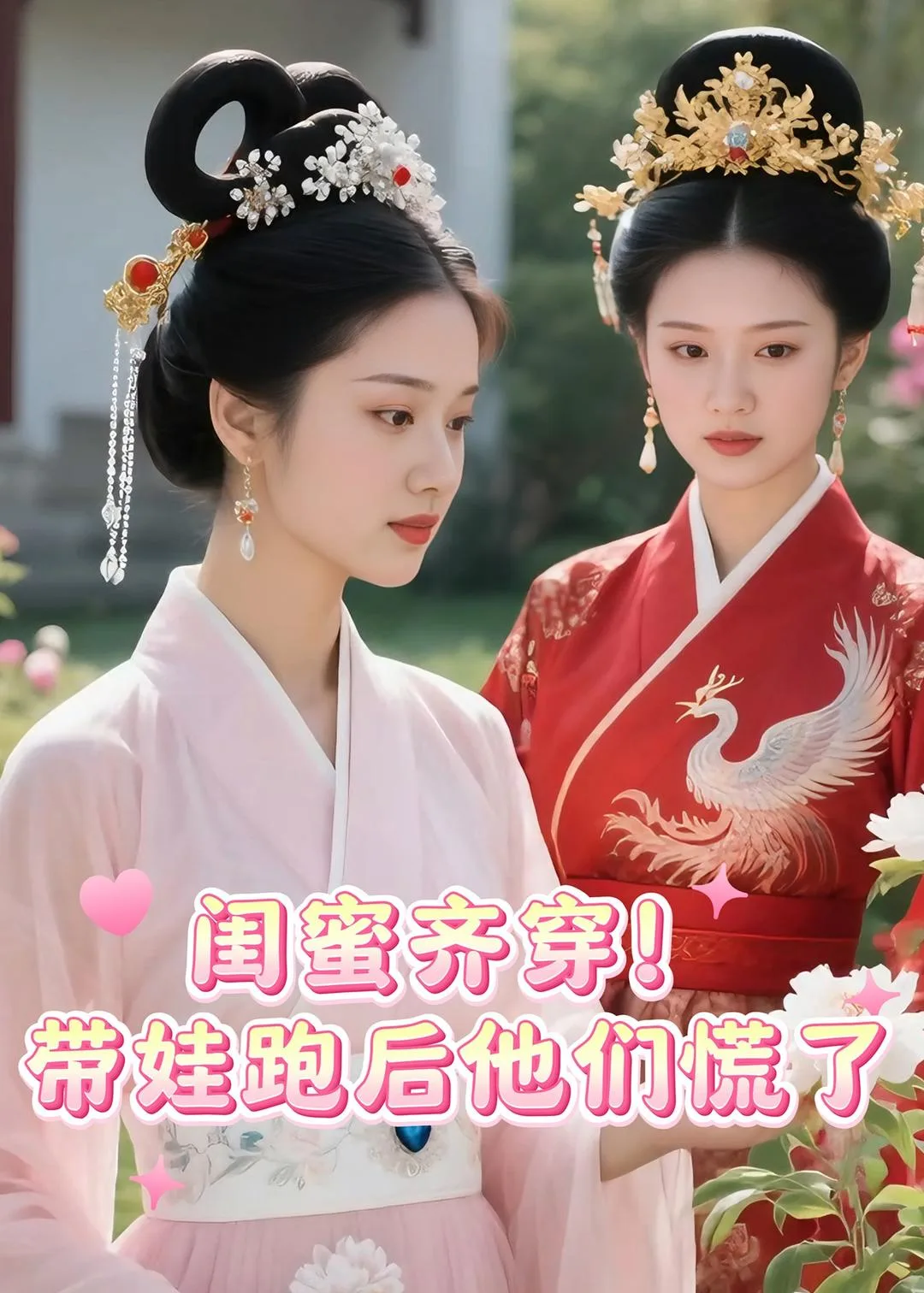 闺蜜齐穿!带娃跑后他们慌了