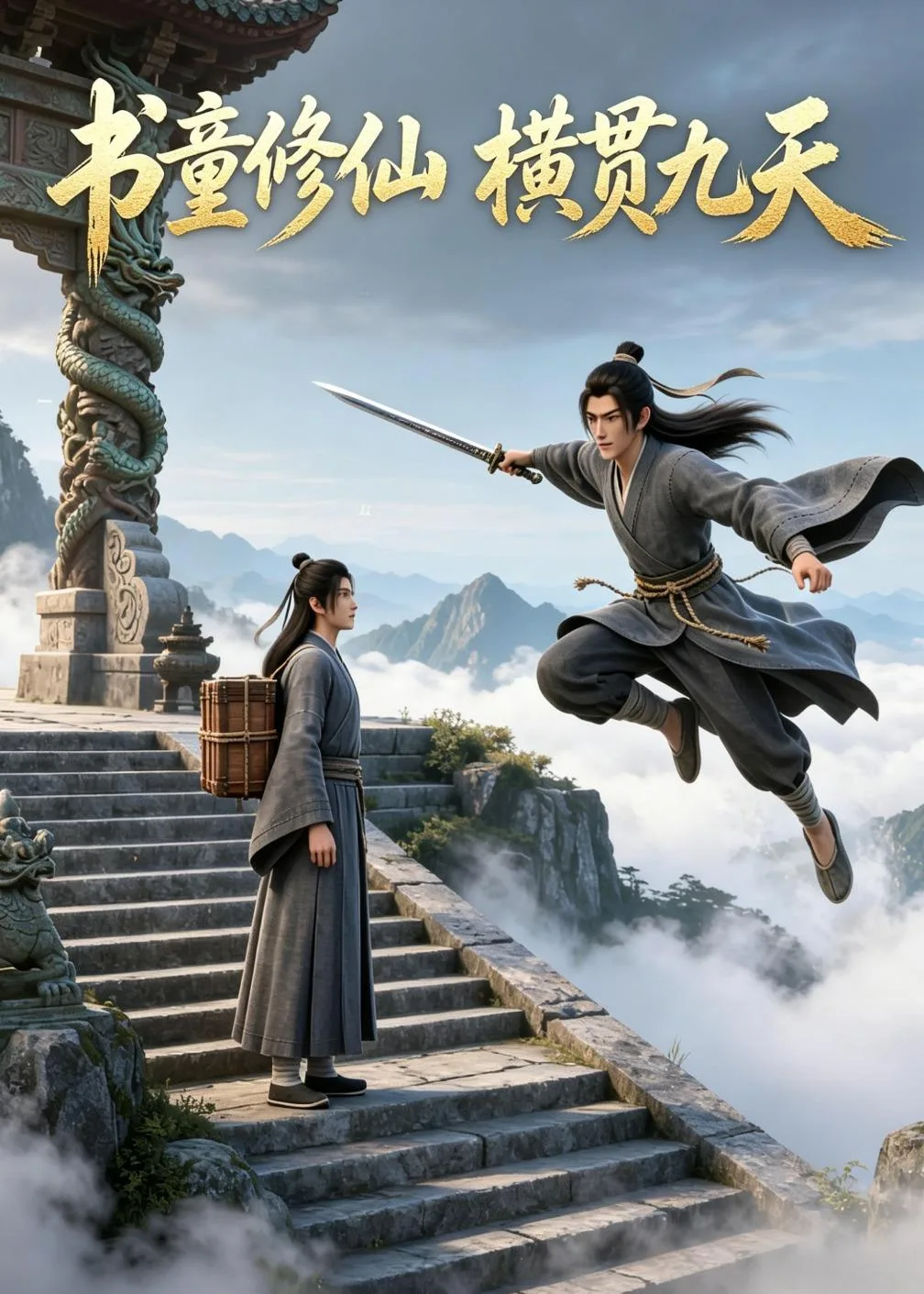 书童修仙,横贯九天