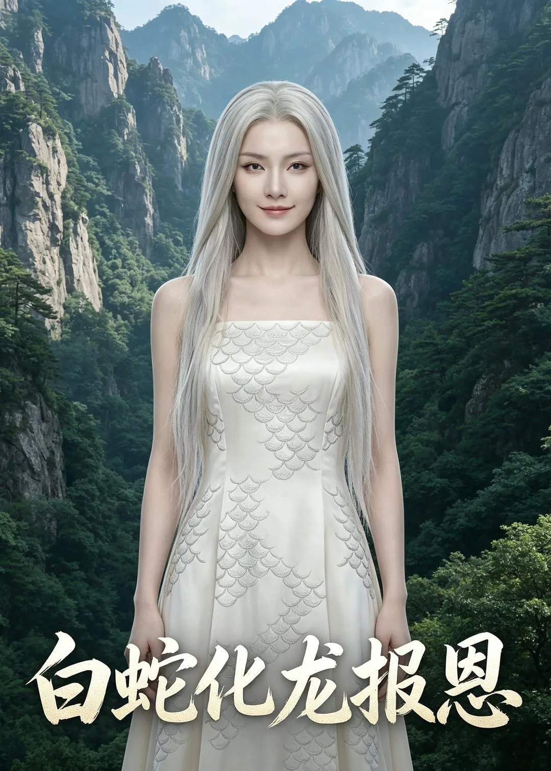 白蛇化龙报恩